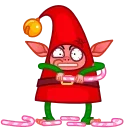 😡 emoji Christmas Elf Telegram sticker 16 of 21