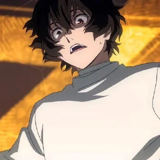 🌟 emoji Dazai Osamu // @Ch1rliee Telegram sticker 18 of 88