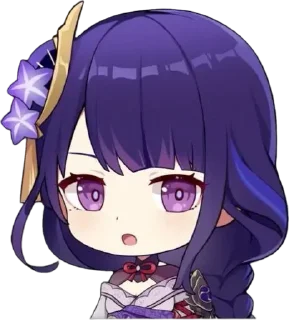 🌟 emoji Райдэн сëгун (≧∇≦) Telegram sticker 7 of 120