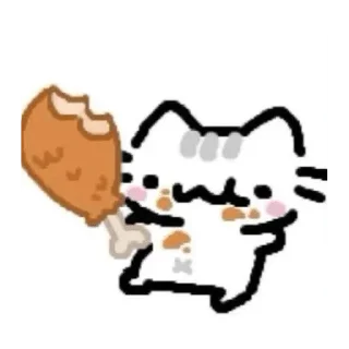 🍔 emoji Mem cat Telegram sticker 12 of 106
