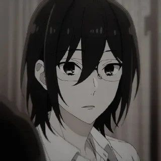 😨 emoji •°Miyamura Izumi°•   @anime_sticks Telegram sticker 11 of 42