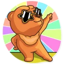 ✨ emoji Honey Bear Telegram sticker 10 of 20