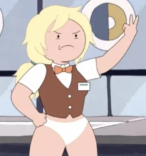 Sticker from Fionna and cake