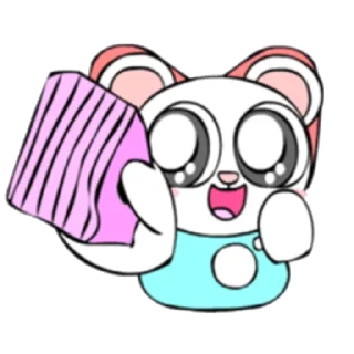 😀 emoji Rinny The Bear Telegram sticker 5 of 24