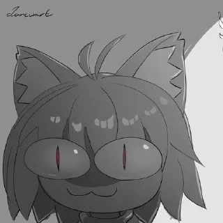 🤠 emoji Неко Арк емаеее: @LordofTheDuc Telegram sticker 18 of 120