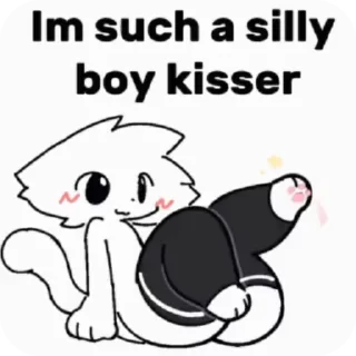 🌟 emoji I'm a Boykisser Telegram sticker 15 of 52