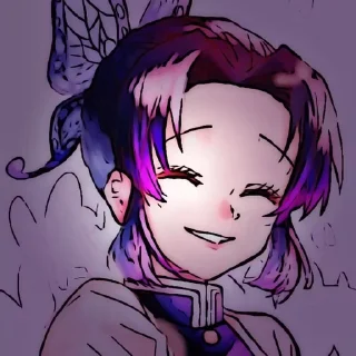 🦋 emoji 𝑺𝑯𝑰𝑵𝑶𝑩𝑼 𝑲𝑶𝑪𝑯𝑶 Telegram sticker 24 of 50