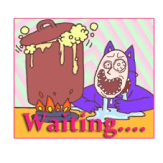 ⌛ emoji Popee the performer Telegram sticker 14 of 40