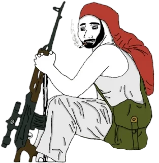🚬 emoji Military wojaks 2 Telegram sticker 13 of 120