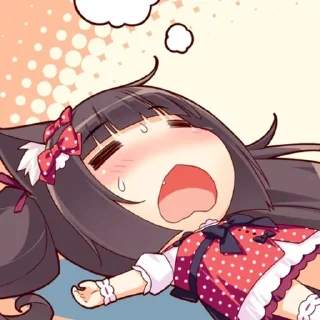 🍫 emoji CHOCOLA · @RinChocola Telegram sticker 22 of 73