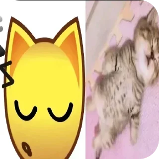 😴 emoji это лютый кисяо>:ﾉ :: @tori_teriyaki Telegram sticker 14 of 101