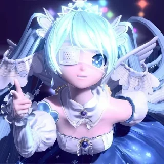 🫵 emoji ♡'  Hatsune Miku/Хацуне Мику°✨ Telegram sticker 8 of 30