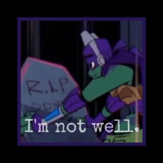 😒 emoji TMNT Telegram sticker 13 of 40