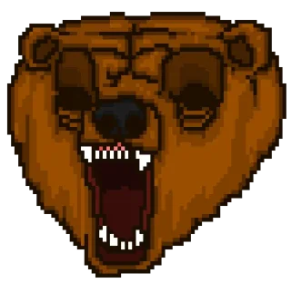 🐻 emoji Hotline Miami Telegram sticker 15 of 33