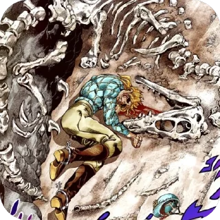 Sticker from Steel ball run