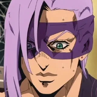 🙂 emoji Jojo anime moment Telegram sticker 24 of 46