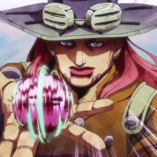 🟢 emoji 🟢Gyro Zeppeli (Anime) Telegram sticker 11 of 24
