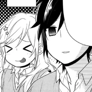 🍥 emoji hori & miyamura Telegram sticker 18 of 79