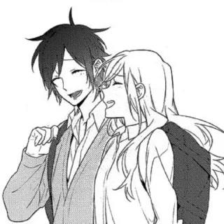 🍥 emoji hori & miyamura Telegram sticker 22 of 79