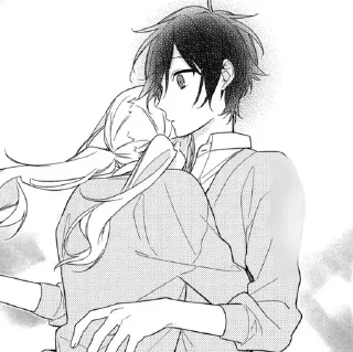 🍥 emoji hori & miyamura Telegram sticker 14 of 79