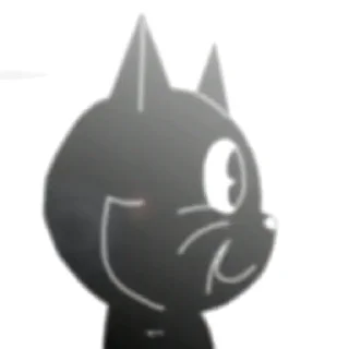 😄 emoji Cartoon dog/cartoon cat/felix Telegram sticker 23 of 58