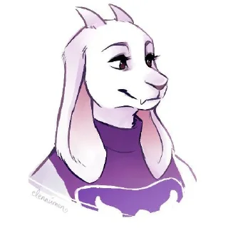 🤍 emoji ᴛᴏʀɪᴇʟ ʙʏ : @stickers_undertale Telegram sticker 11 of 19