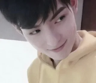 😏 emoji Wang Haoxuan🖤 Telegram sticker 23 of 34
