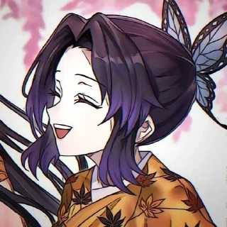 🦋 emoji ♡ Шинобу Кочо ♡ Telegram sticker 14 of 24