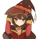 😆 emoji Megumine @stickersb2b Telegram sticker 9 of 66
