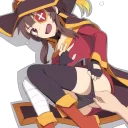 😁 emoji Megumine @stickersb2b Telegram sticker 17 of 66