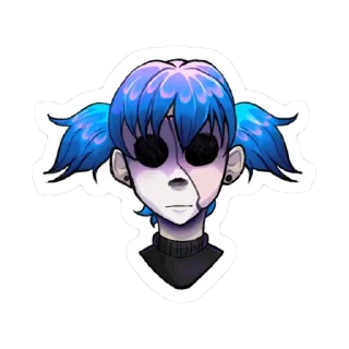 🎸 emoji 🎸 𝑺𝒂𝒍𝒍𝒚 𝑭𝒂𝒄𝒆 🎸 Telegram sticker 23 of 94