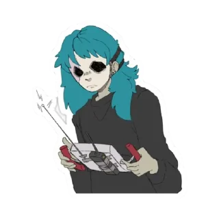 🎸 emoji 🎸 𝑺𝒂𝒍𝒍𝒚 𝑭𝒂𝒄𝒆 🎸 Telegram sticker 11 of 94
