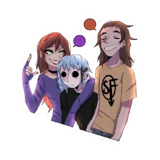 🎸 emoji 🎸 𝑺𝒂𝒍𝒍𝒚 𝑭𝒂𝒄𝒆 🎸 Telegram sticker 19 of 94