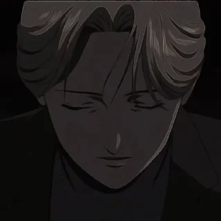 ☠️ emoji Johan Liebert Telegram sticker 9 of 70