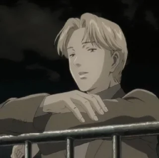 ☠️ emoji Johan Liebert Telegram sticker 19 of 70