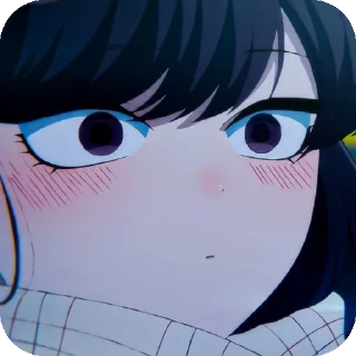 😳 emoji Komi Shouko • @Earth928B Telegram sticker 18 of 45