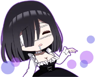 🤤 emoji Fallen Darkness @jp_stickers Telegram sticker 18 of 24