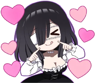 🥰 emoji Fallen Darkness @jp_stickers Telegram sticker 12 of 24