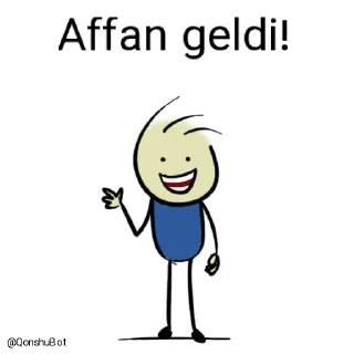 Sticker from Affan @Qonshubot