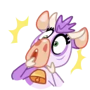 Sticker from Milka
