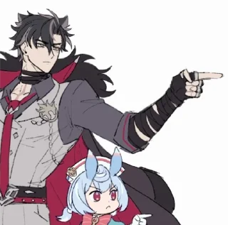 🐺 emoji 🐺 Wriothesley 🐺 :: @KingValet Telegram sticker 14 of 31