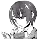 🤔 emoji Mizuki - BokuGirl Telegram sticker 21 of 64