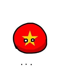 😐 emoji Countryballs pack Telegram sticker 10 of 58