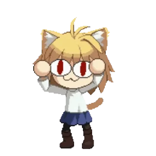 Sticker from {Неко арк / Neco arc} @AkiruLs