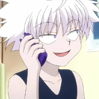 🌟 emoji Killua:hunter x hunter Telegram sticker 23 of 41