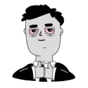 Sticker from Tired Person