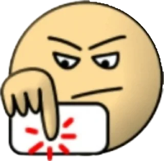 😠 emoji дурик онлине Telegram sticker 17 of 26