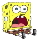 😧 emoji Spongebob Telegram sticker 6 of 14