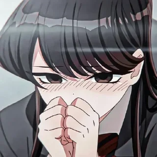 🌟 emoji 🎀Komi•Shouko🎀by @AnimeStickerrrs Telegram sticker 11 of 76