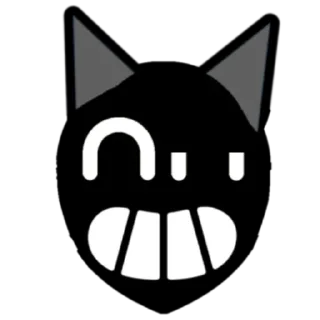 😑 emoji (ремодель пинов) cartoon cat Telegram sticker 23 of 33